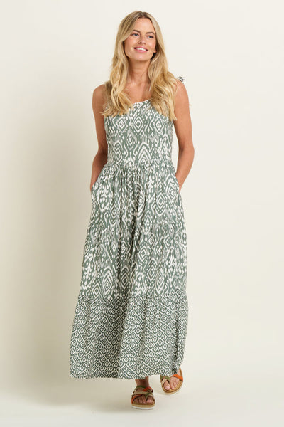 ORLA FIT AND FLARE MAXI DRESS